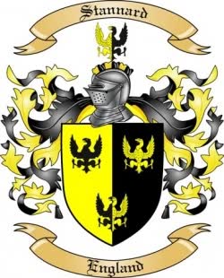 Stannard family crest labeled Stannard England